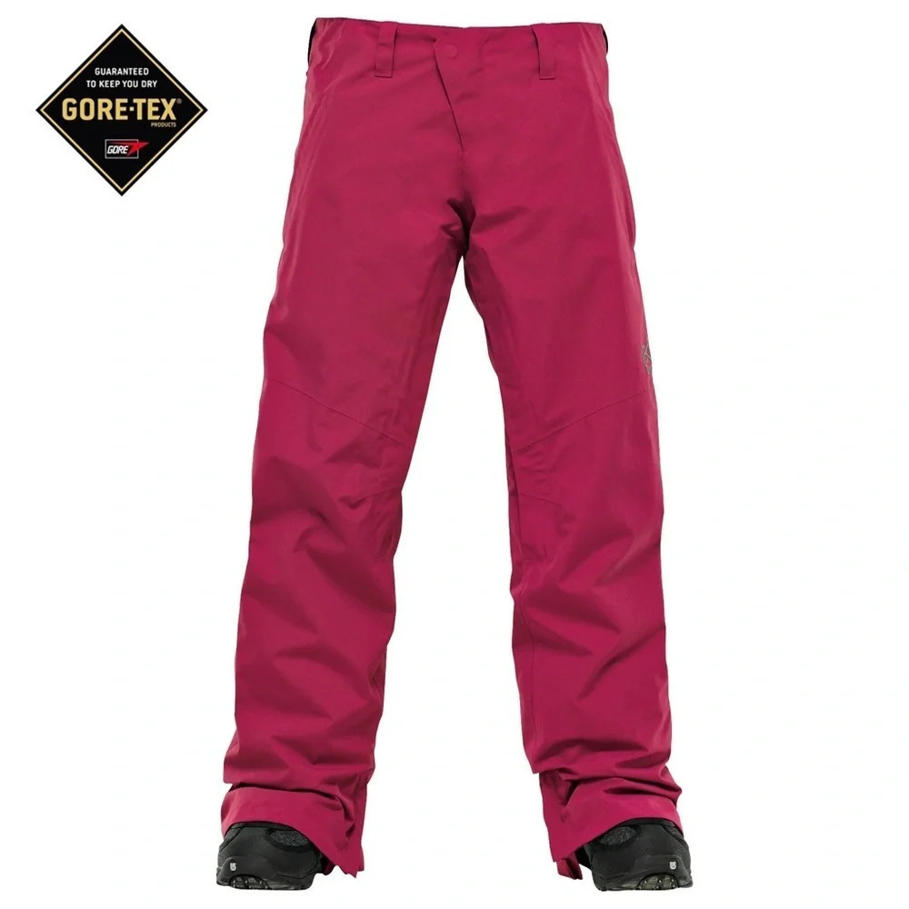 Burton AK 2L Stratus Sangria Fuscia Pink snow Pants XS Gore-Tex Snowboard‎